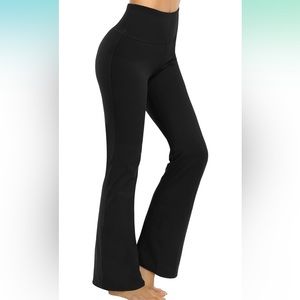 flare leggings/black yoga pants